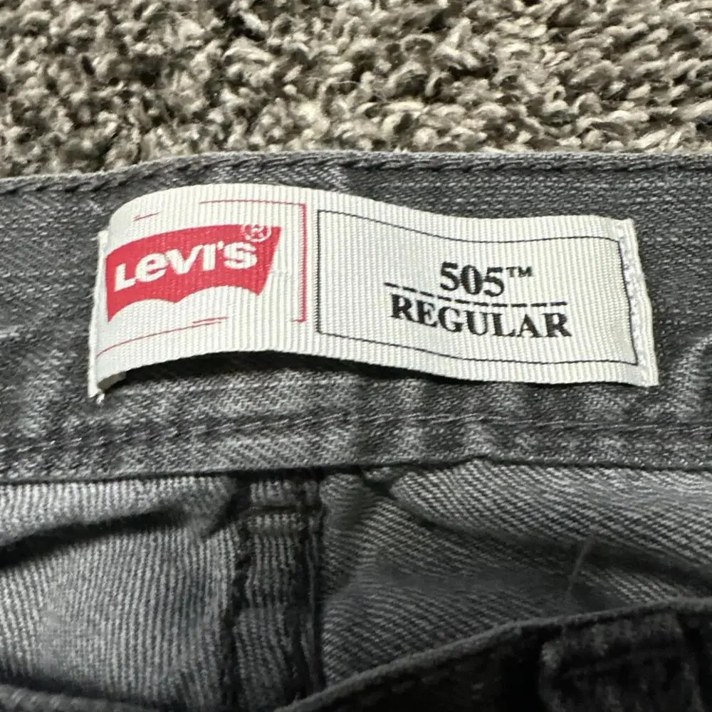 Levis 505 Jeans Boys Size‎ 10 Reg 25x25 Straight Leg Denim 25x23
